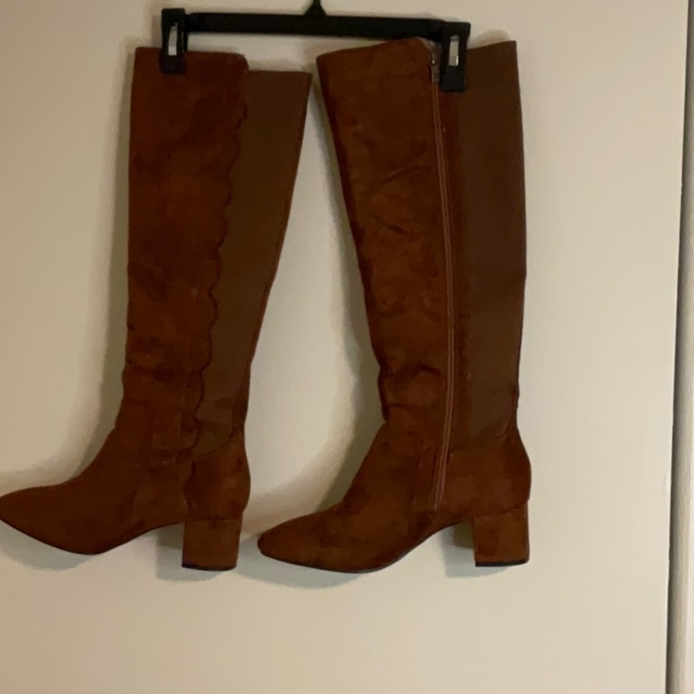 Brown Knee-High Women's Boots